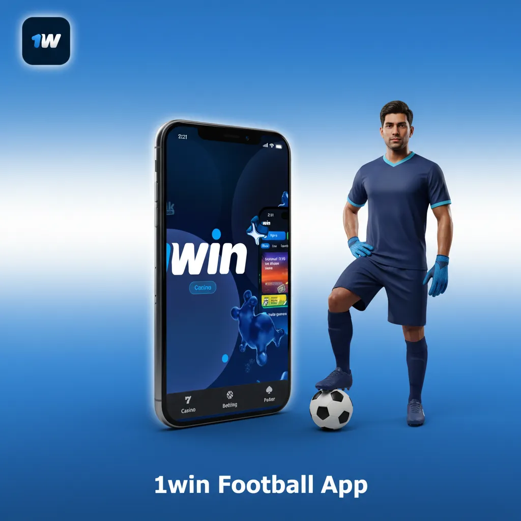 1win football betting app on Android and iOS with live odds, quick betslip, alerts, Face ID or fingerprint login.