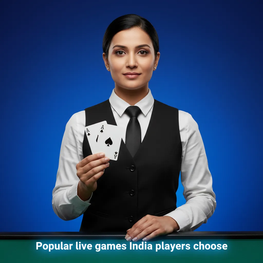 Banner of popular live dealer games for Indian players: Andar Bahar, Teen Patti, Lightning Roulette, Crazy Time, and more.