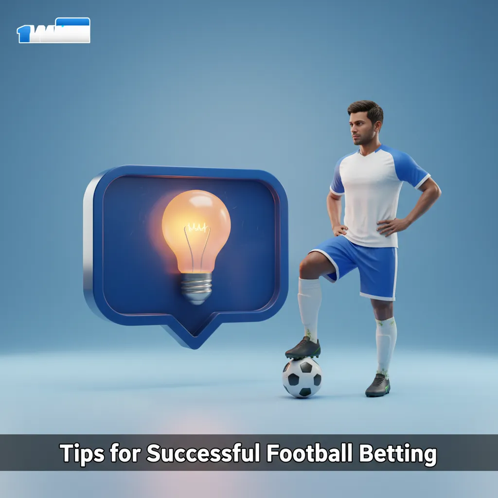 Infographic on football betting tips: study form, player news, tactics, venue, weather, motivation, bankroll, timing, records