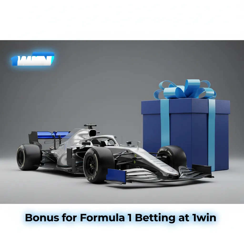 1win Formula 1 betting welcome bonus: matched first deposit up to INR cap; terms and minimum odds apply.