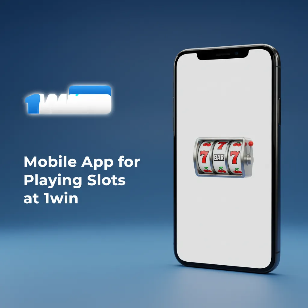 Smartphone displaying 1win casino app: Slots lobby with filters, quick spin control, and bottom navigation for mobile play.