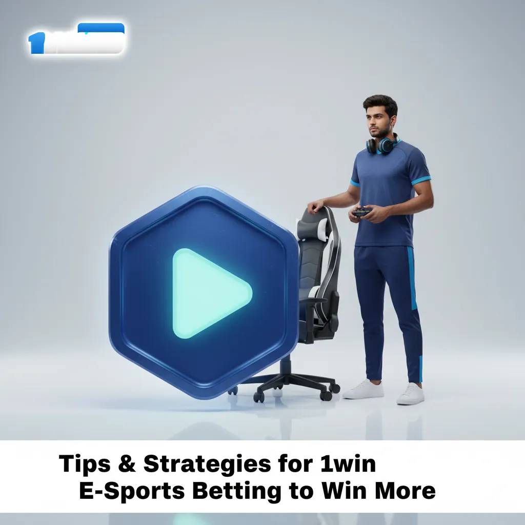 Infographic: 1win esports betting tips—bankroll, specialise, research, track odds, choose pre/live, cash out, avoid tilt.