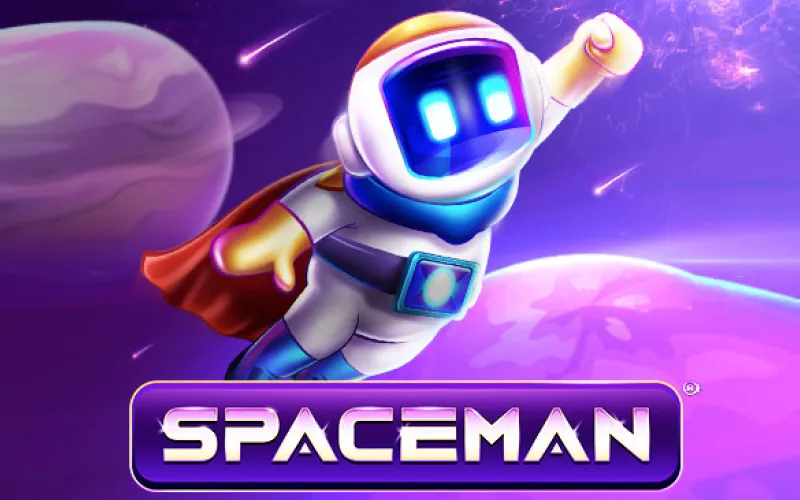 Fly to the stars with SpaceMan at 1win games platform.