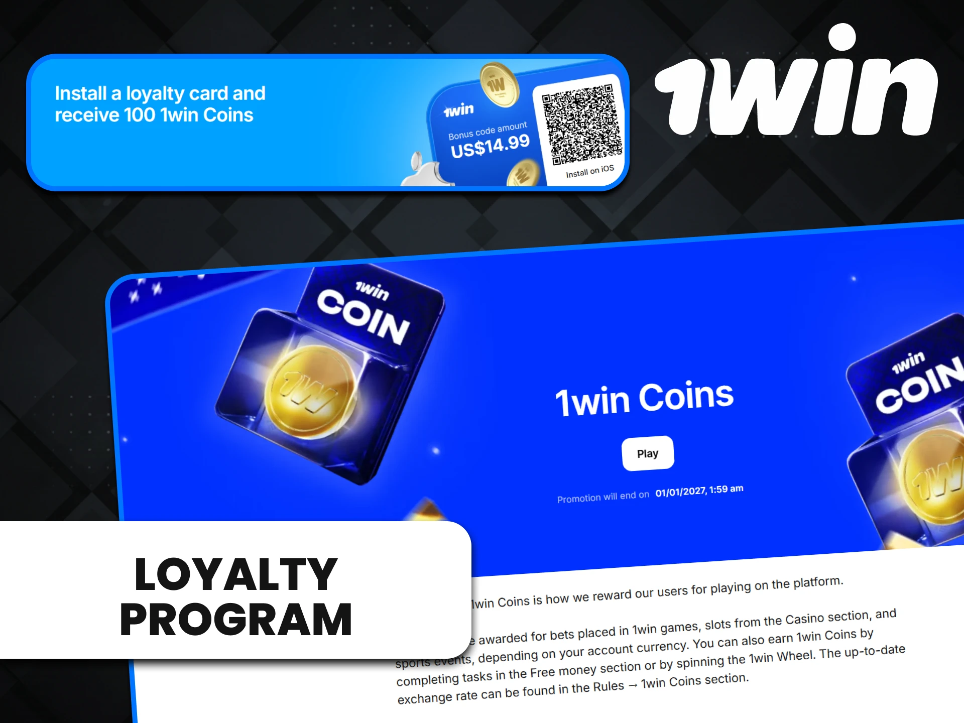 You can also become a member of the 1win loyalty program.