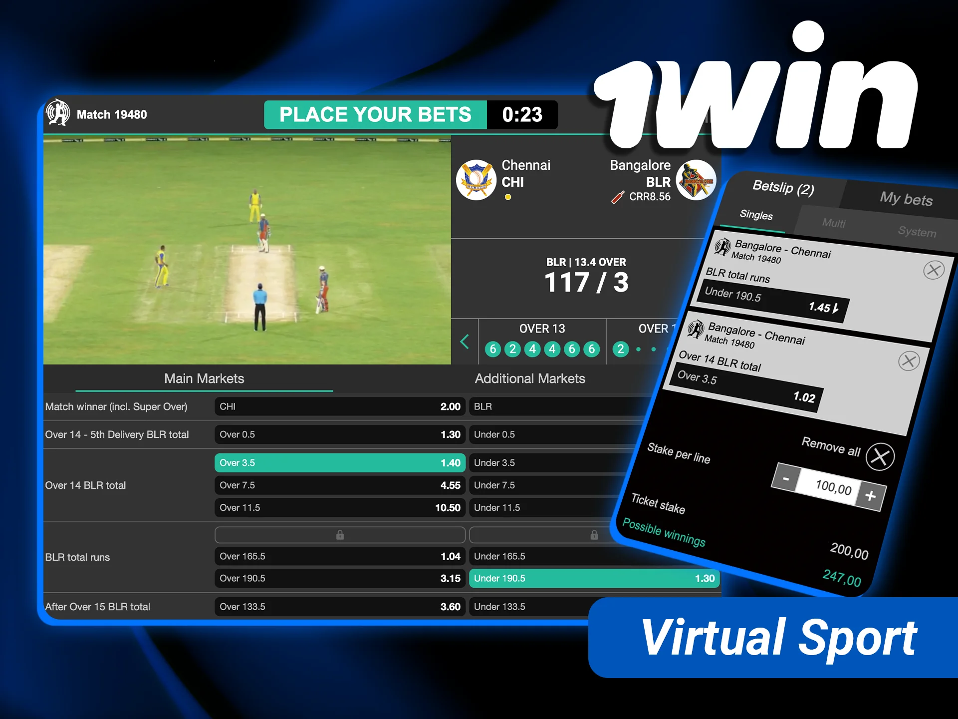 Bet on 1win virtual sports for instant results and non-stop action.