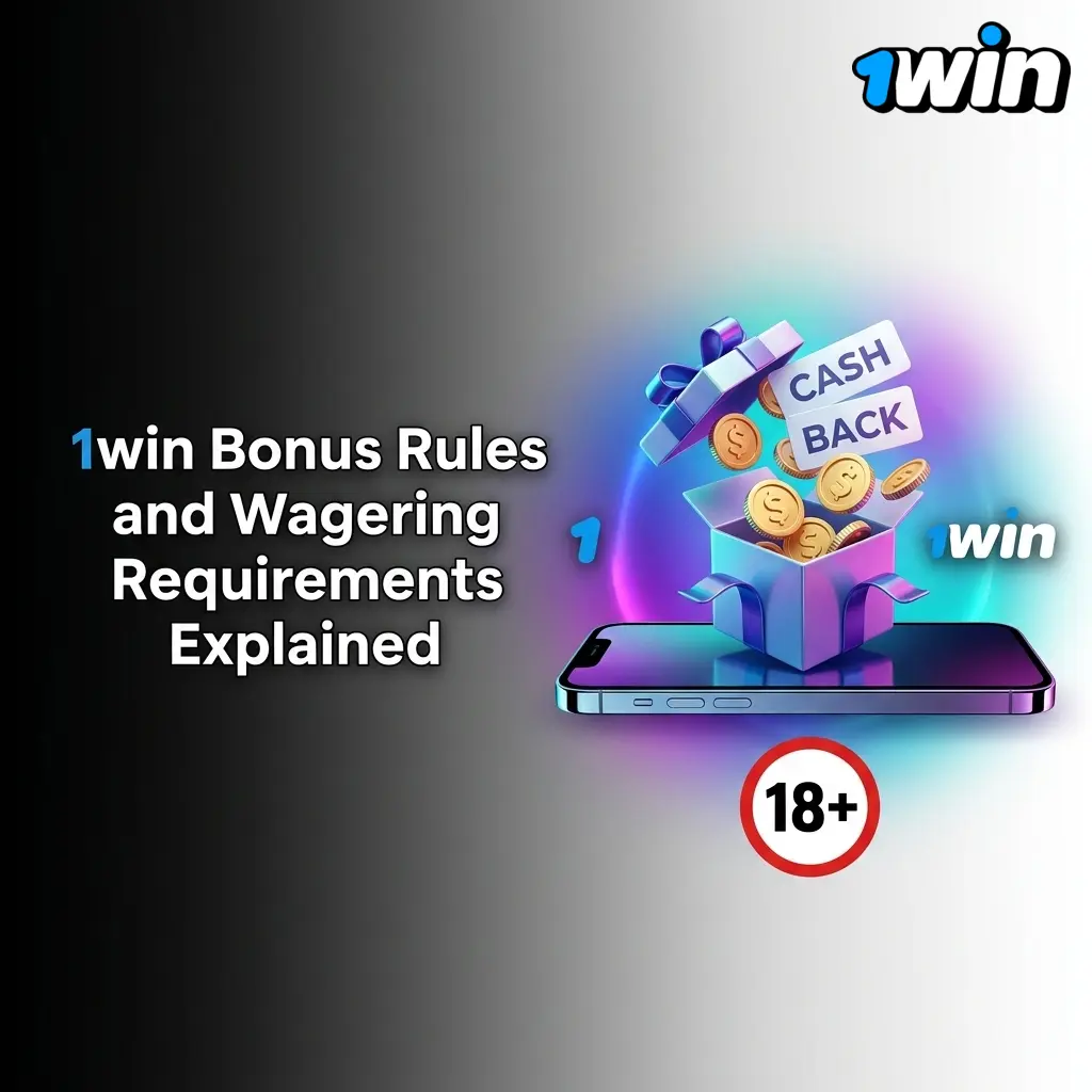 1win bonus rules and wagering requirements guide showing key conditions for welcome offers and INR 300 minimum deposit