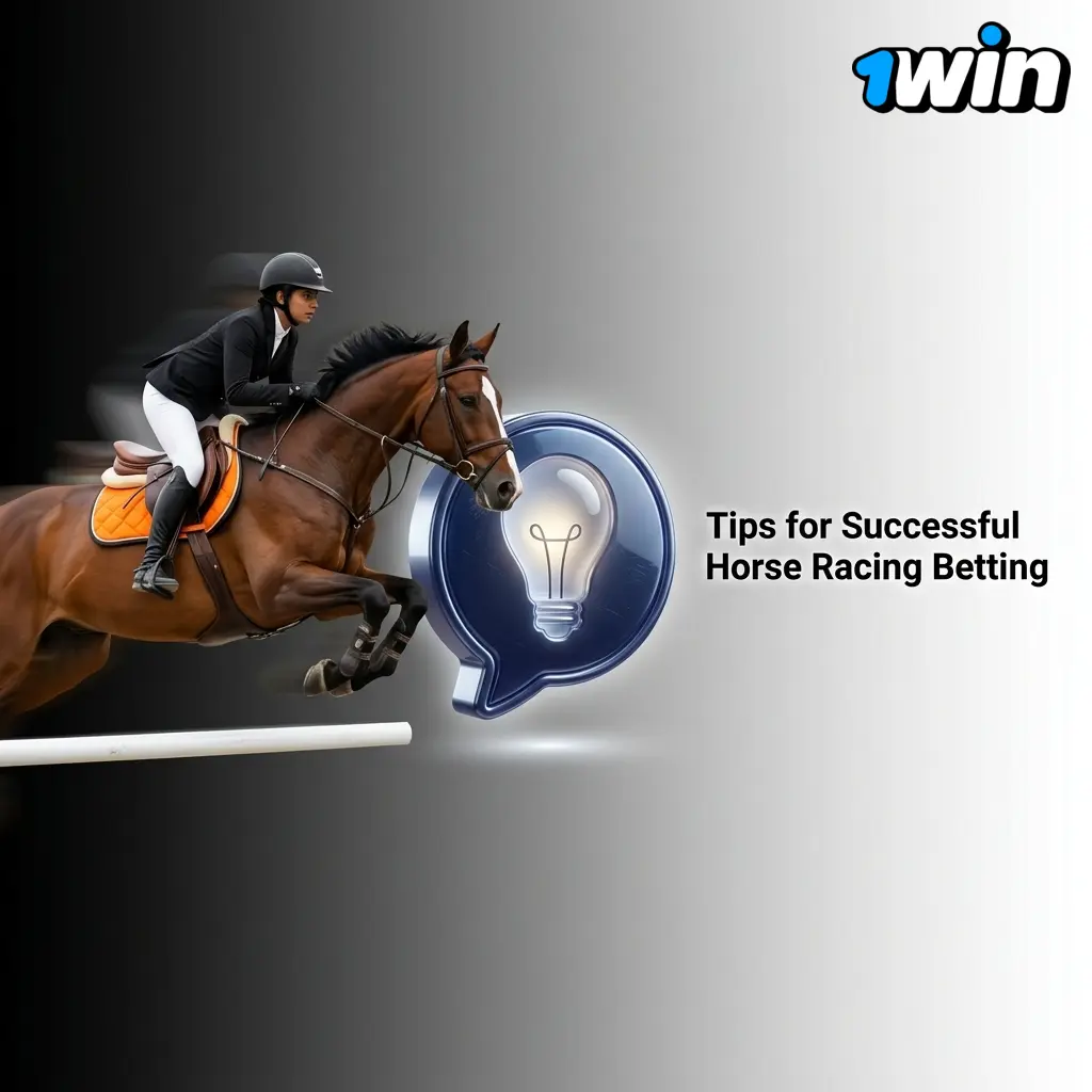 Horse racing betting tips covering form analysis, track conditions, jockey records, bankroll management, and 1win tools