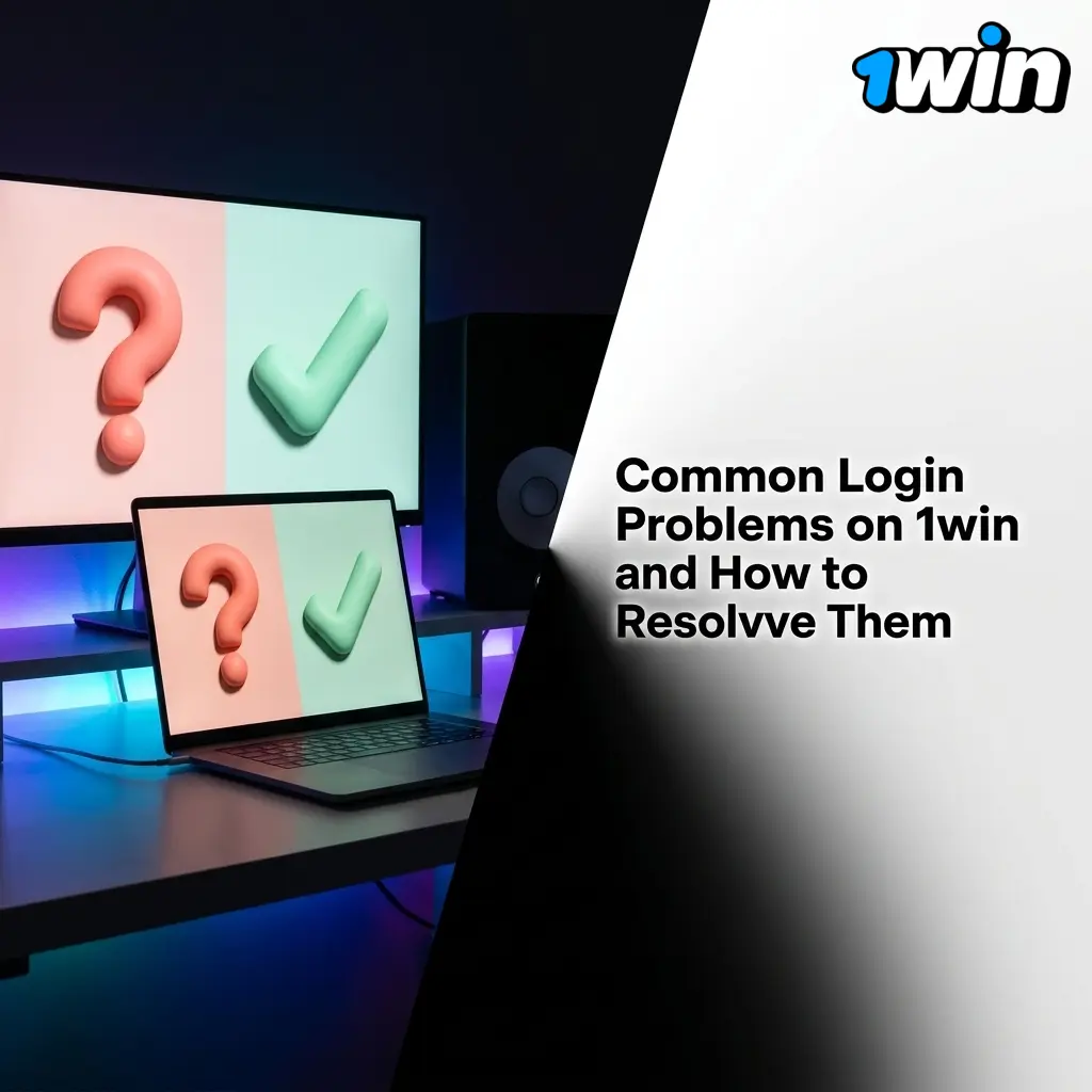 1win login problems and solutions table showing fixes for password issues, blocked accounts, and 2FA errors for Indian users