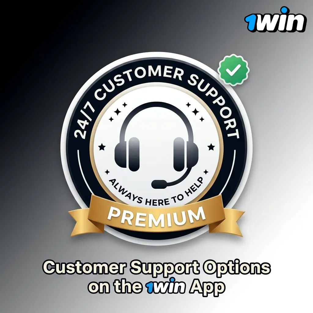 1win app customer support options including 24/7 live chat, email support, and FAQ section for account and payment queries