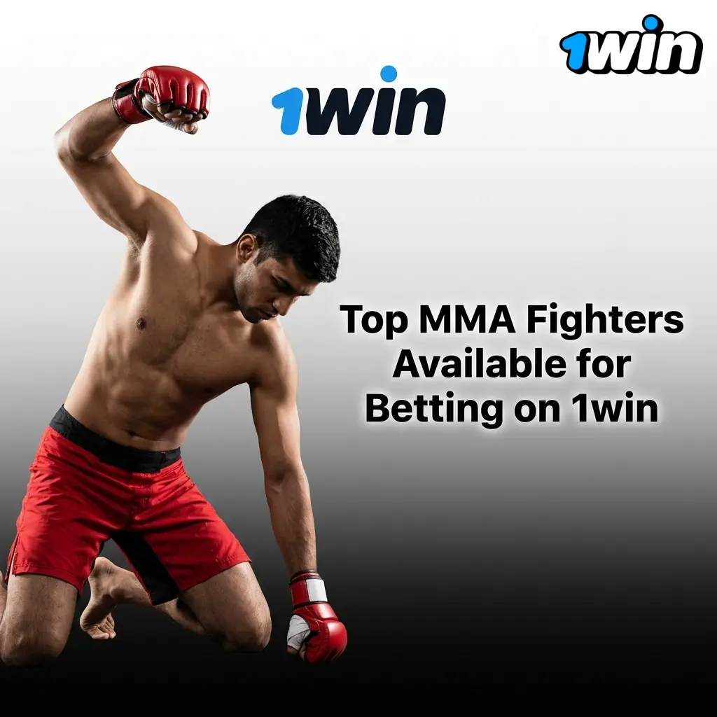Top MMA fighters like Jon Jones, Islam Makhachev, and Conor McGregor available for betting on 1win