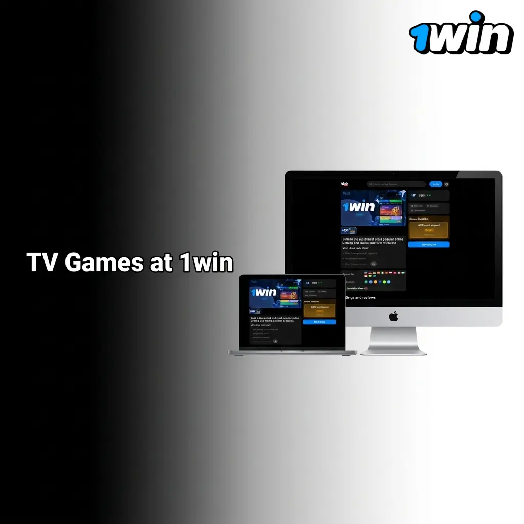 TV Games section on 1win featuring live presenter formats with wheel, dice, bingo, and card draw betting games